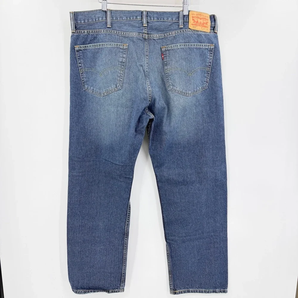 Levi’s 505 Relaxed Fit Blue Denim Jeans Size‎ 40x30